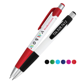 Maddie Gel Click Pen with Recycled Plastic