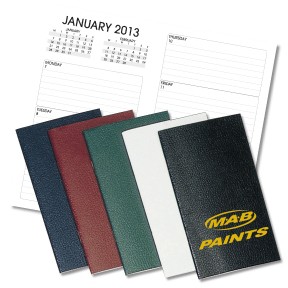 WHILE SUPPLIES LAST (plus extended lead times)......... Leatherette Planners - Weekly