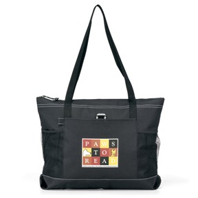 Select Zippered Tote - Black