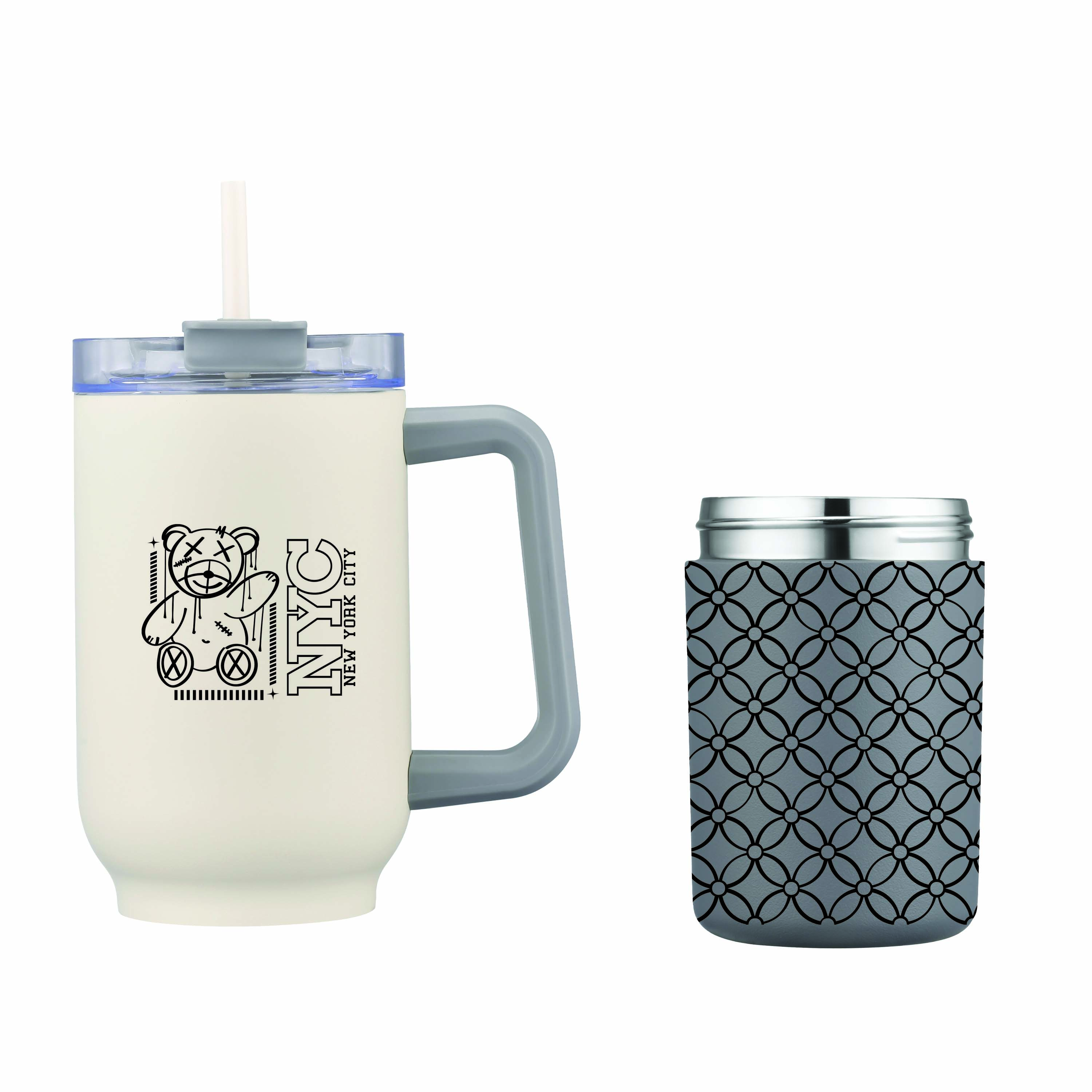 3-in-1 Stainless Steel Tumbler and Can Cooler