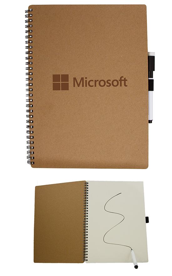 Whiteboard Notebook with Dry Erase Marker