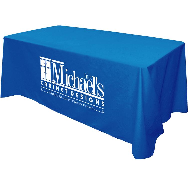 Table Cloth - 3 sided; 6' - 1 color