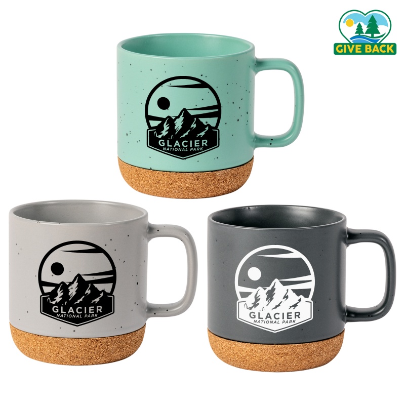 Coaster Stoneware 13 oz Mug
